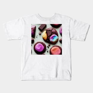 Watercolor cookie pattern Kids T-Shirt